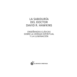 Sabiduría del Dr. David R. Hawkins