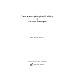 Cincuenta principios del Milagro de Un curso de milagros