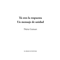 Tú eres la respuesta: un mensaje de unidad