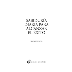 Sabiduría diaria para alcanzar el éxito