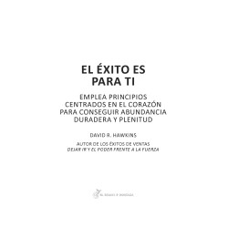 El éxito es para ti, de David R. Hawkins