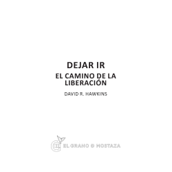 Dejar ir. El camino de la liberación