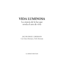 Vida Luminosa de Jacob Israel Liberman