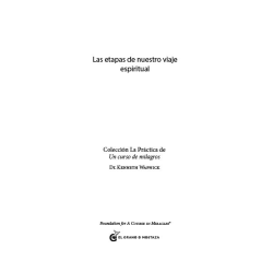 Las etapas de nuestro viaje espiritual de Kenneth Wapnick