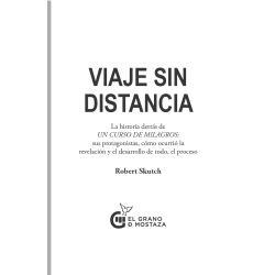Viaje sin distancia de Robert Skutch