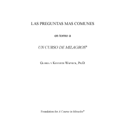 Las preguntas más comunes en torno a Un curso de milagros