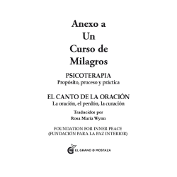 Anexo a Un Curso de Milagros, Foundation for Inner Peace